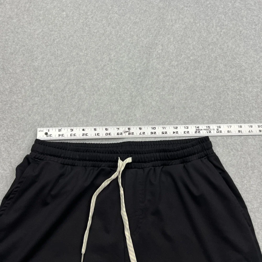 Vuori Sunday Performance Joggers Mens 30x28* Black Tapered Stretch Zip Pockets